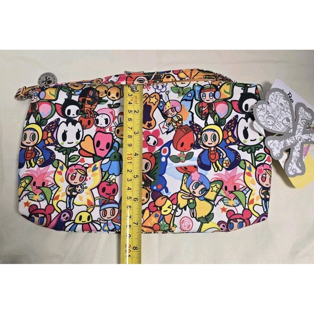 Tokidoki JuJuBe Women's Clutch Purse Shoulder Bag Colorful All Over Print - Picture 4 of 6